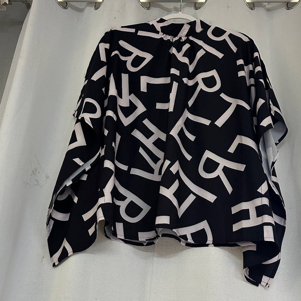 Stylish Black and Pink Women's Top